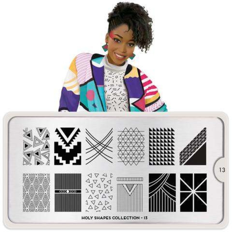 Moyou London Stamping Plate – Holy Shapes 13