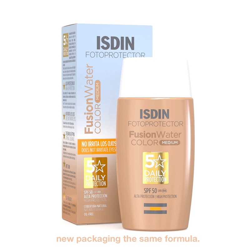 Isdin Fotoprotector Spf50+ Medium Fusion Water Color 50ml