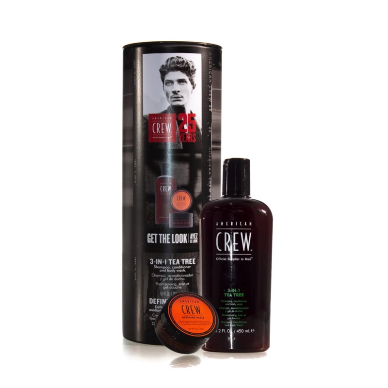 AMERICAN CREW GET THE LOOK 3-IN-1 AND DEFINING PASTE GIFT SET