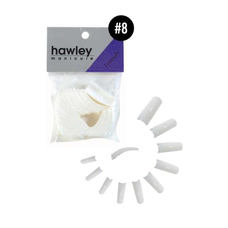 HAWLEY MANICURE FRENCH WHITE TIPS 50PK #8