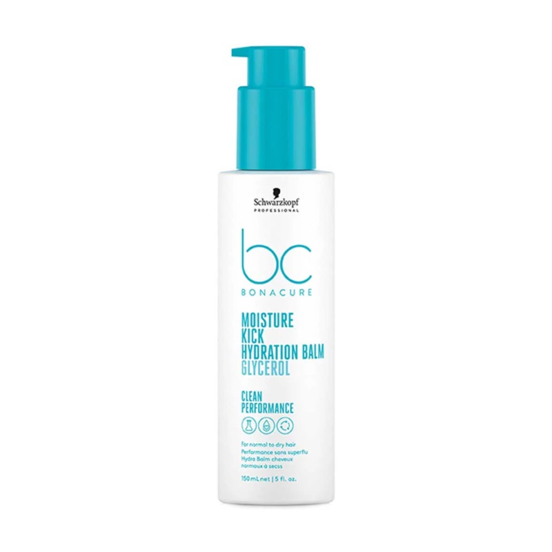 SCHWARZKOPF BONACURE CLEAN PERFORMANCE MOISTURE KICK HYDRATION BALM 150ML