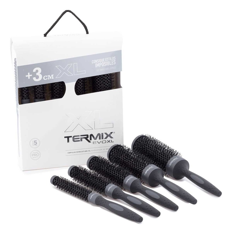 TERMIX EVOLUTION XL PROFESSIONAL ROUND HAIR BRUSHES PACK (17, 23, 28, 32, 43)