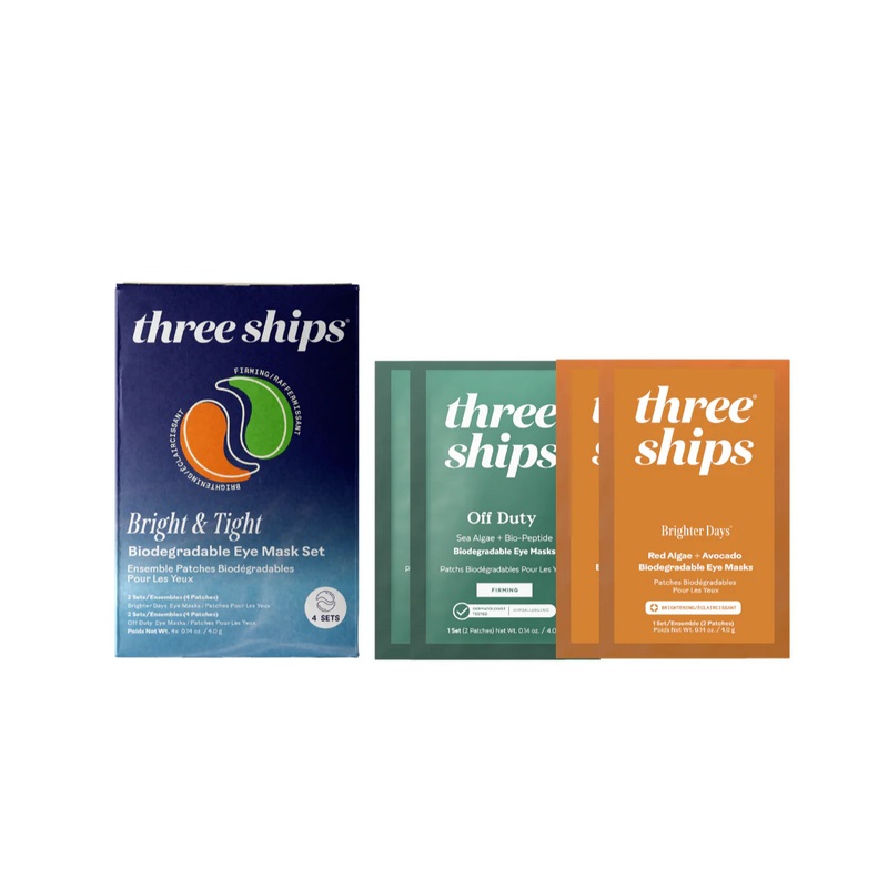 Bright & Tight Biodegradable Eye Mask Quartet