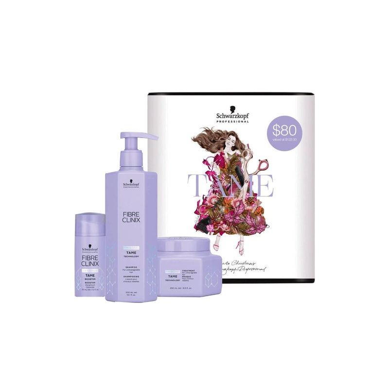 SCHWARZKOPF 2020 FIBRE CLINIX TAME TRIO PACK