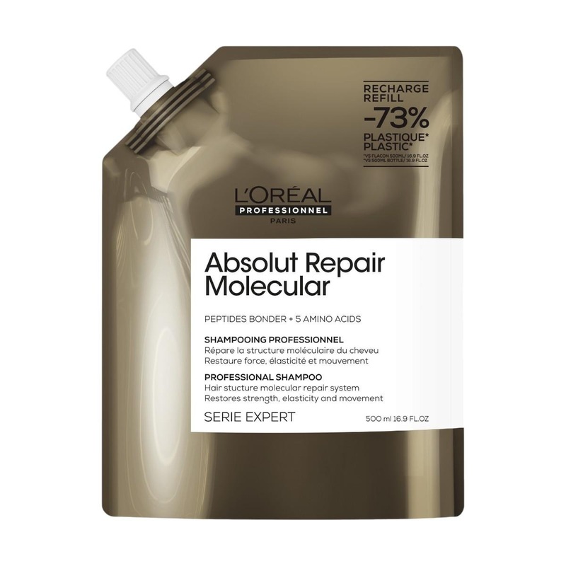 L'Oral Professionnel — Absolut Repair Molecular – Shampoo 16.9oz – Refill Pouch