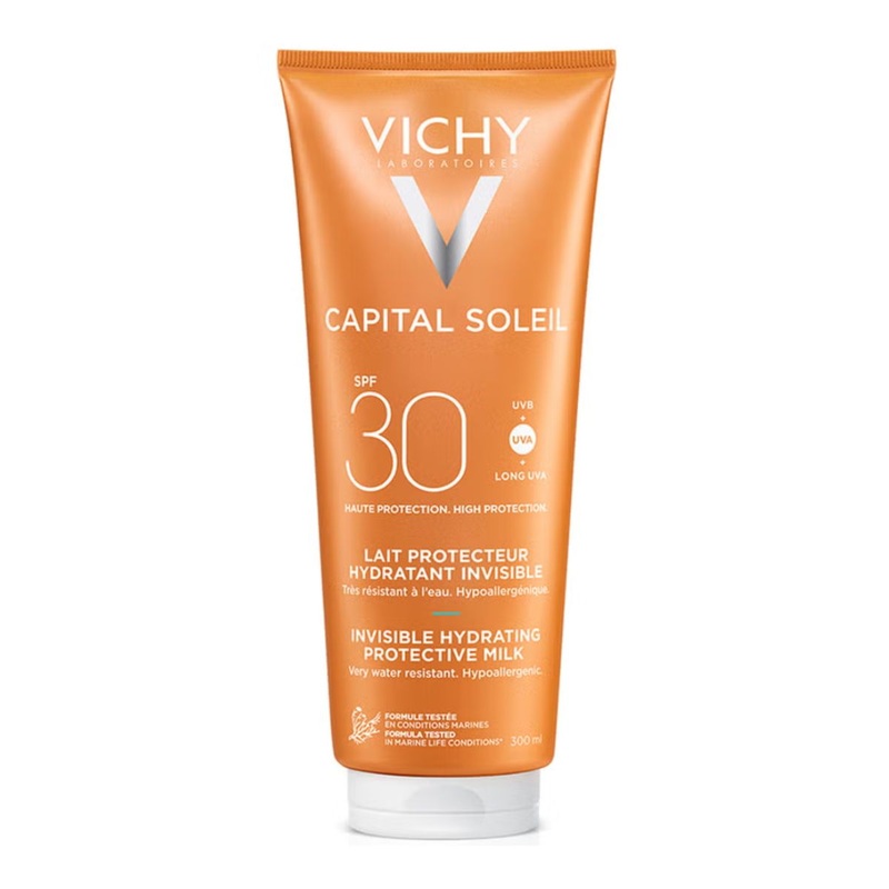 VICHY Capital Soleil Hydrating Fresh Sun Protection Milk SPF30 for Face & Body 300ml